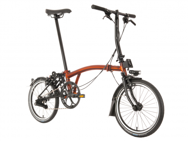 Brompton S6L Black Edition Flame Lacquer