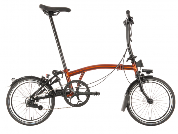 Brompton S6L Black Edition Flame Lacquer