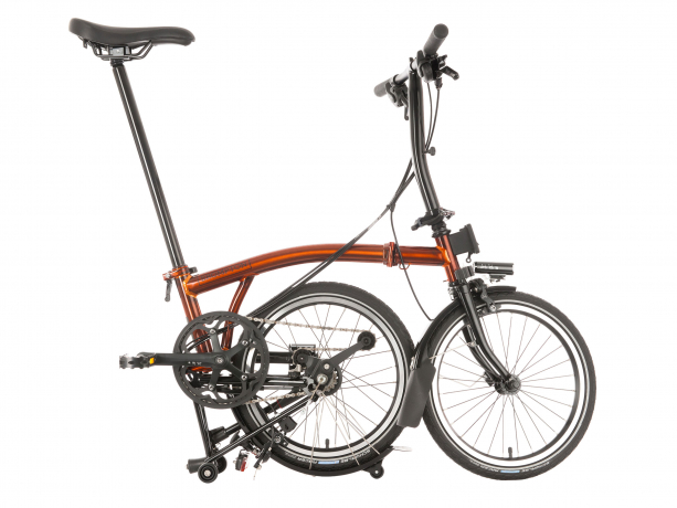 Brompton S6L Black Edition Flame Lacquer