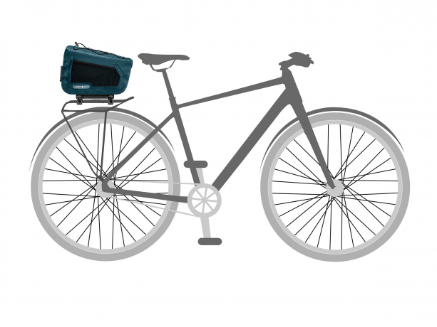 Ortlieb Trunk-Bag Boventas met Top-Lock Adapter Petrol