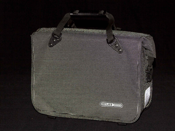 Ortlieb Office-Bag QL3.1 High Visibility Aktentas Zwart Reflectie