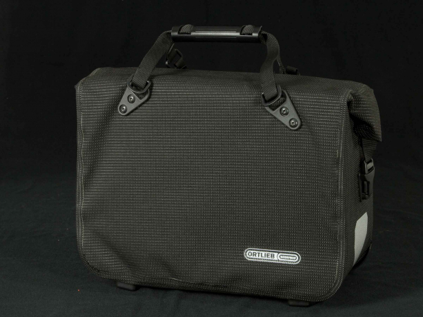 Ortlieb Office-Bag QL3.1 High Visibility Aktentas Zwart Reflectie