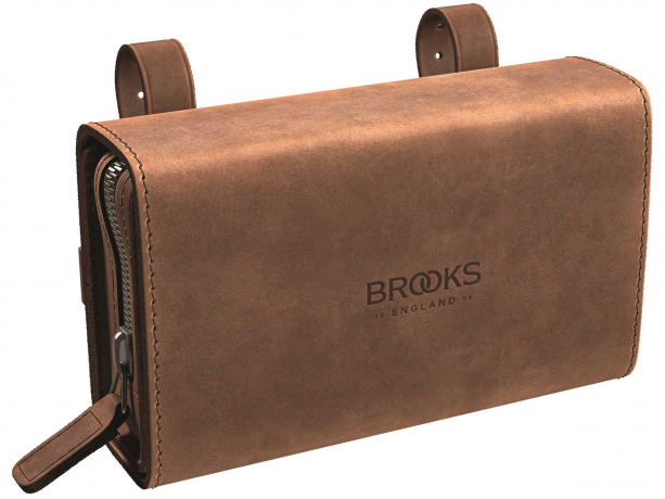 Brooks D-Shaped Leder Zadeltas Aged