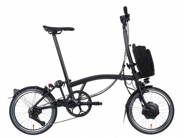 Brompton Electric P Line Urban Hoog Midnight Zwart