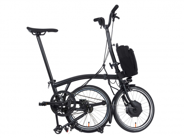 Brompton Electric P Line Urban Hoog Midnight Zwart