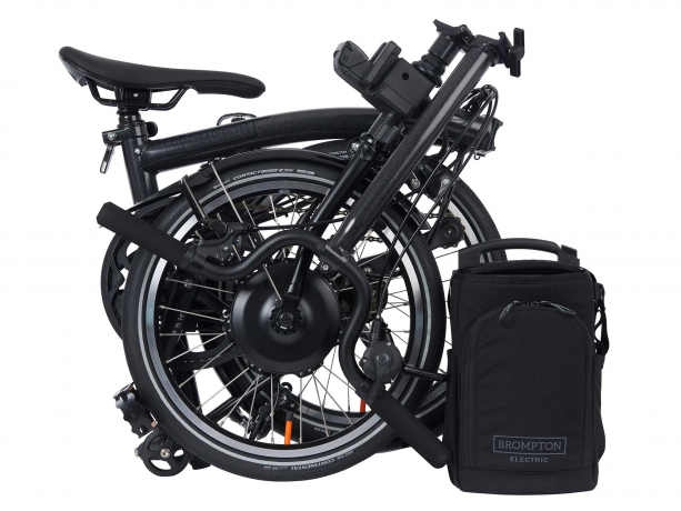 Brompton Electric P Line Urban Hoog Midnight Zwart