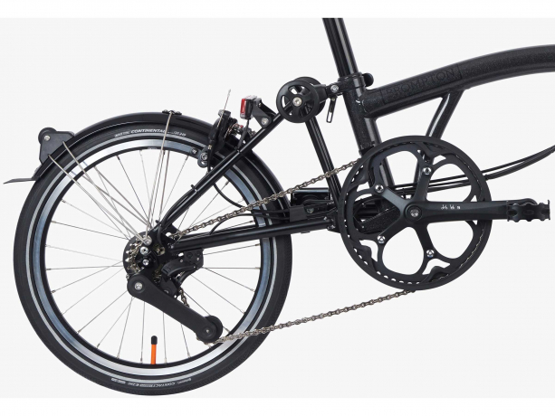 Brompton Electric P Line Urban Hoog Midnight Zwart