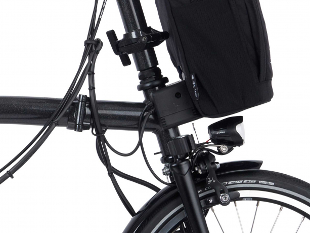 Brompton Electric P Line Urban Hoog Midnight Zwart