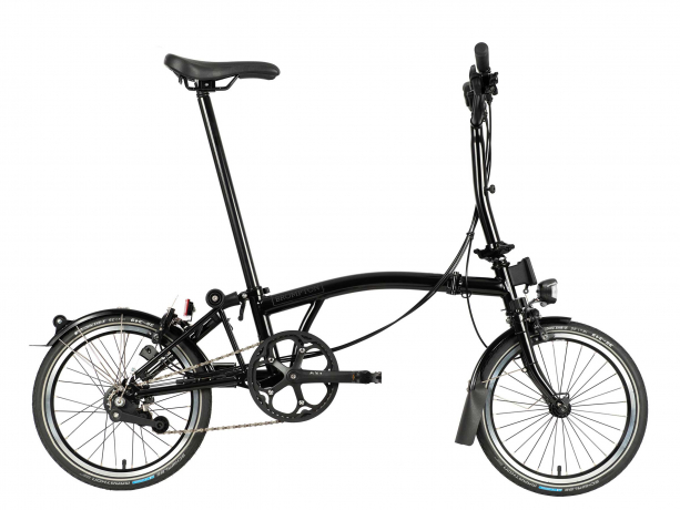 Brompton M6L 2021 Black Edition Vouwfiets Zwart