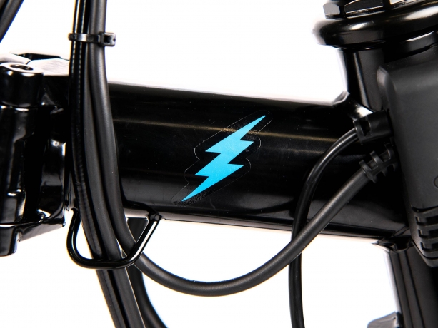 Brompton Electric Decal Voorframe Blauw