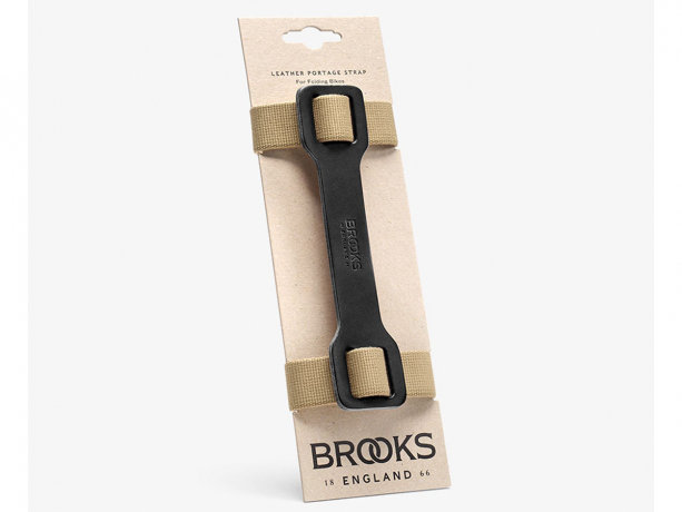 Brompton Brooks Leather Portage Strap - Black