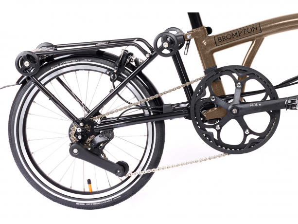 Brompton Electric P Line Explore H12R Bronze Sky