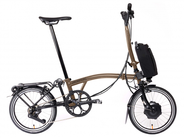 Brompton Electric P Line Explore H12R Bronze Sky