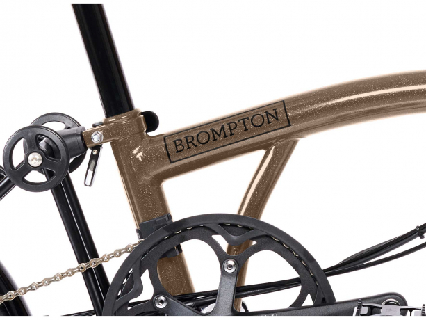 Brompton Electric P Line Explore H12R Bronze Sky