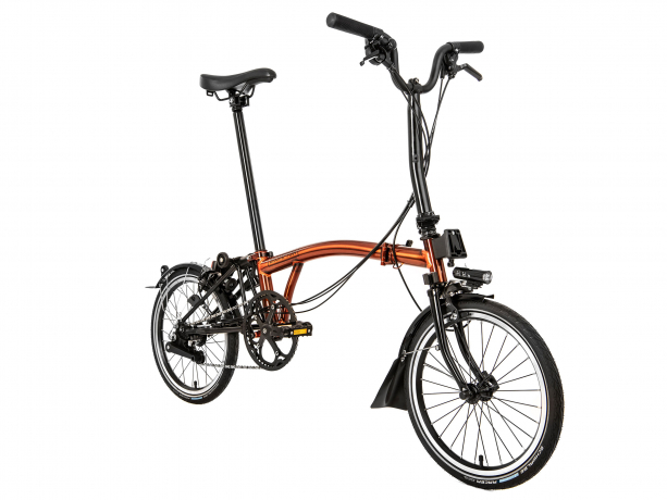 Brompton M6L Black Edition Vouwfiets Flame Lacquer