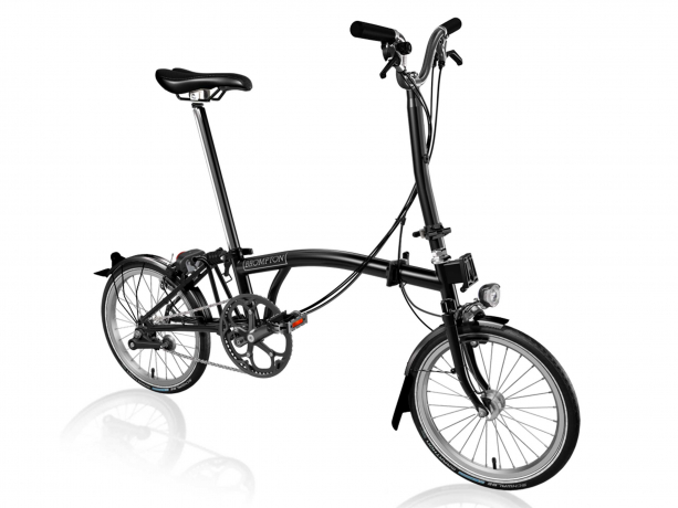 Brompton C Line Black Edition Explore Hoog Zwart