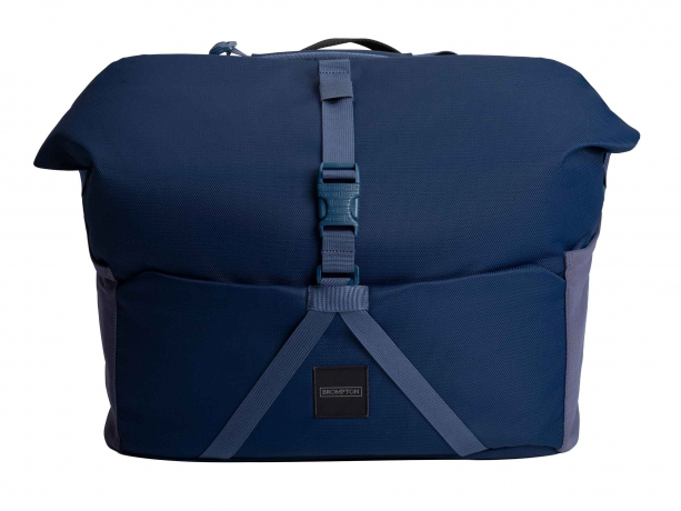Brompton Roll Top Bag L Navy Blue incl. Frame