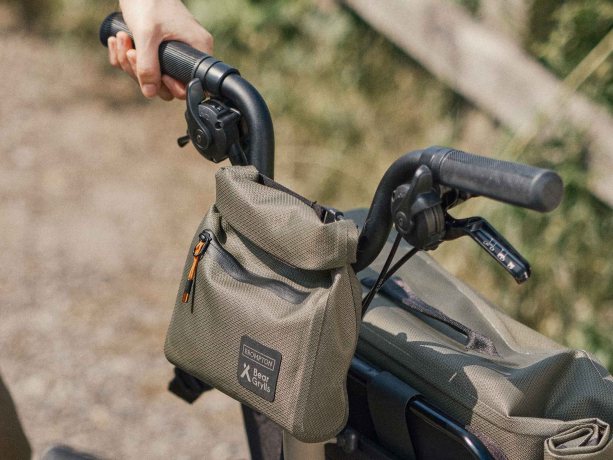 Brompton Metro Waterproof Pouch Bear Grylls Olijf
