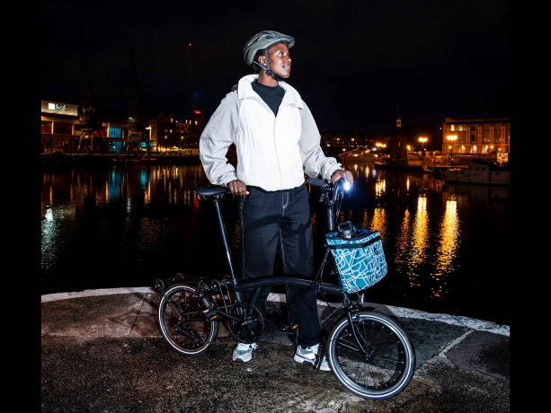 Brompton Borough Vouwmand S Reflective incl. Frame