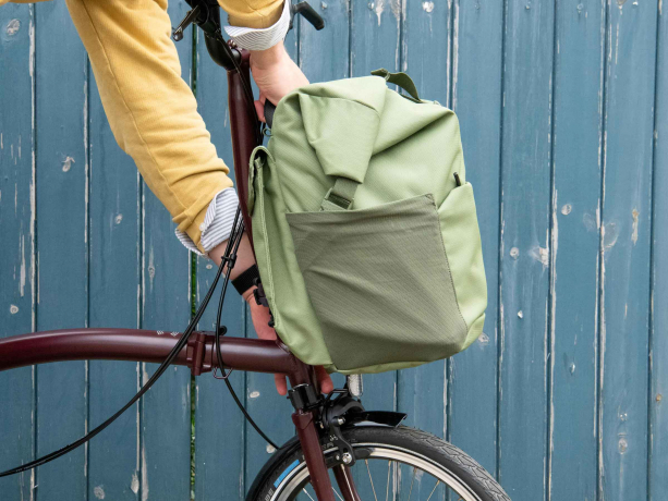 Brompton Roll Top Bag Large Olive Green incl. Frame