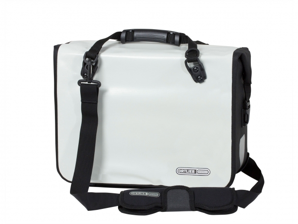 Ortlieb Office-Bag QL2.1 Aktentas Large PVC Wit-Zwart