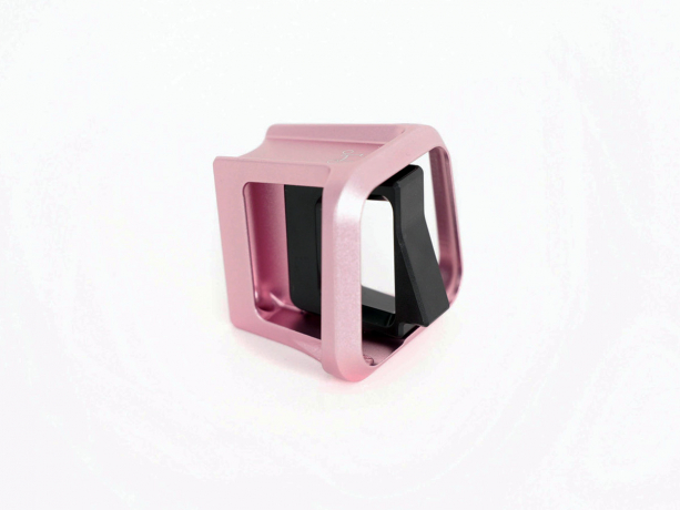 Brompton Bagageclip Gesmeed Aluminium Pink