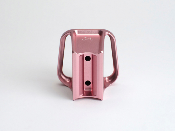 Brompton Bagageclip Gesmeed Aluminium Pink