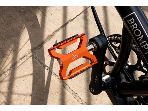 Brompton Superlichte Quick Release Trappers Orange