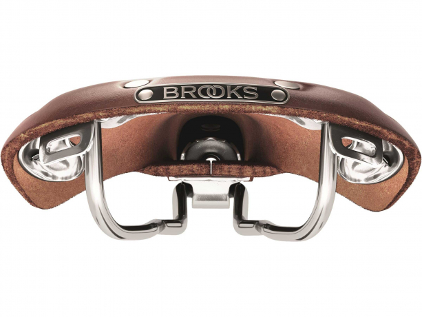 Brooks B15 Swallow Chroom Zadel Bruin