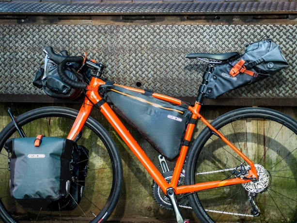 Ortlieb Frame-Pack Frametas 6L Large Leigrijs
