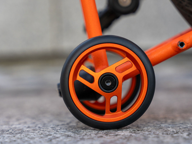 Brompton G Line Roller Wielen 80mm Orange (Paar)
