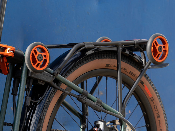 Brompton G Line Roller Wielen 80mm Orange (Paar)