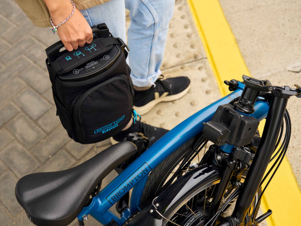 Brompton Electric C Line Urban M4L Ocean Blue