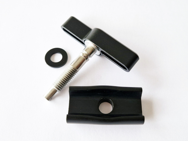 Frame- Stuur- Klemwartel en -Plaat Aluminium