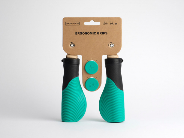 Brompton Handvatten Ergonomic Zwart-Groen