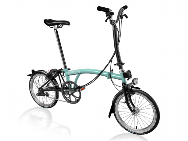 Brompton C Line Black Edition Explore Hoog Turkoois