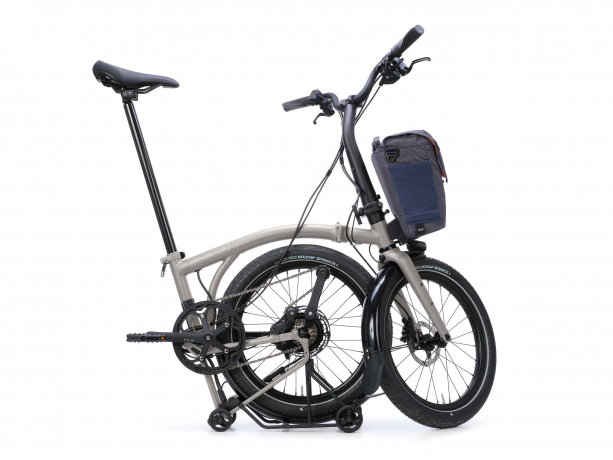 Brompton Electric G Line City+ Traildust White