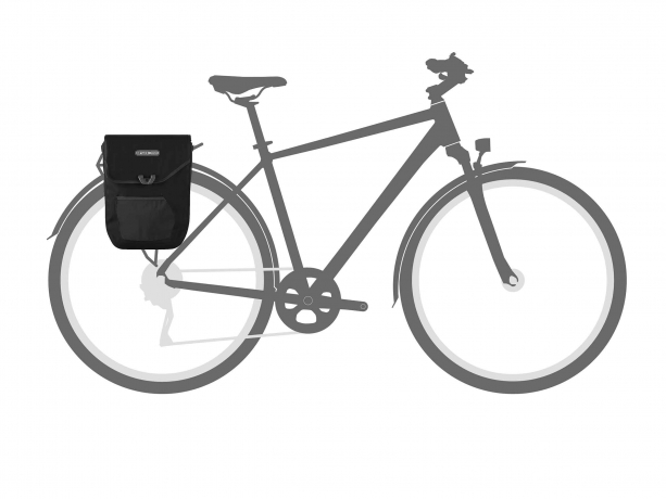 Ortlieb Pedal-Mate Single-Bag 16L QL2.1 Zwart