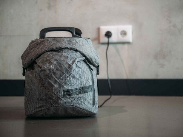 Brompton Electric Bag Small Frame Grey