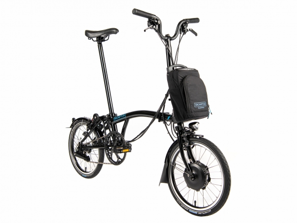 Brompton Electric M6L Vouwfiets Zwart Glans