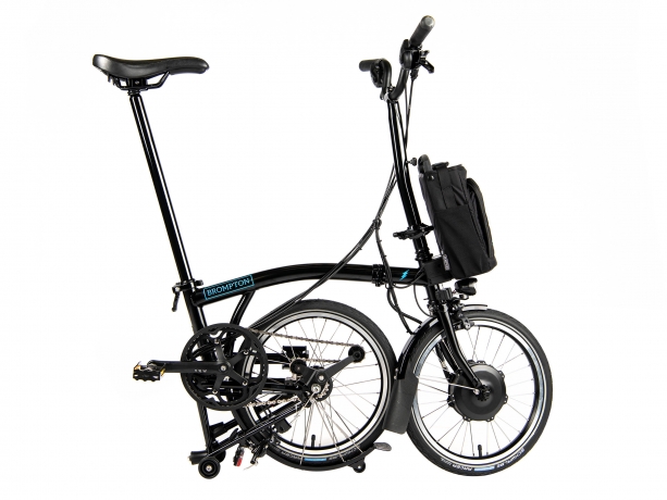 Brompton Electric H6L Vouwfiets Zwart glans