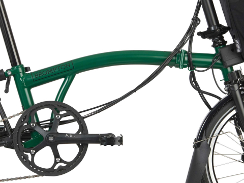 Brompton Electric C Line Hoofd- en Voorframe Matcha Green