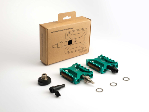 Brompton Superlichte Quick Release Trappers Silver