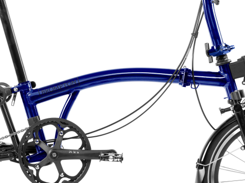 Brompton Hoofd- en Voorframe P Line Lunar Ice