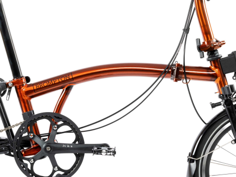 Brompton Hoofd- en Voorframe P Line Lunar Ice