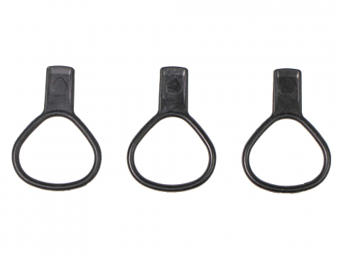 Ortlieb Klemrubbers voor Frame-Pack RC Zwart