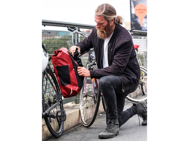 Ombouw Vario fietstas naar Vario rugzak