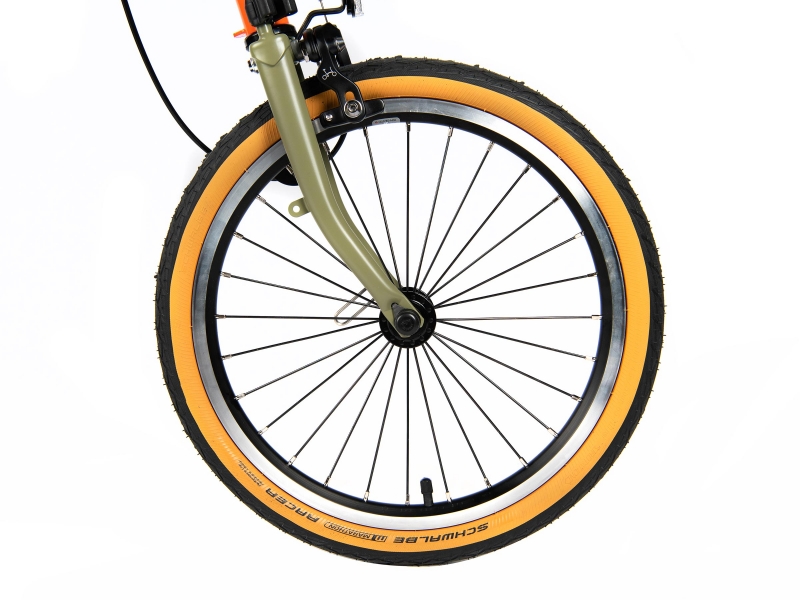 Brompton Explore Schwalbe Marathon Racer Tanwall vouwband